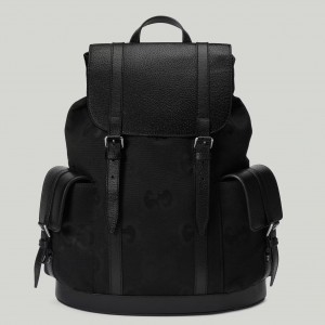 Gucci Backpack in Black Jumbo GG Canvas