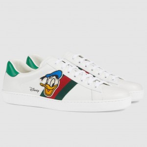 Gucci x Disney Men's Donald Duck Ace Sneakers|