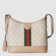 Gucci Ophidia GG Small Shoulder Bag in White GG Canvas