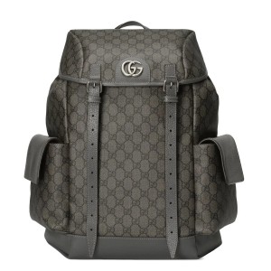 Gucci Ophidia GG Medium Backpack in Grey Supreme Canvas