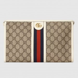 Gucci Ophidia GG Toiletry Case in Beige Supreme Canvas