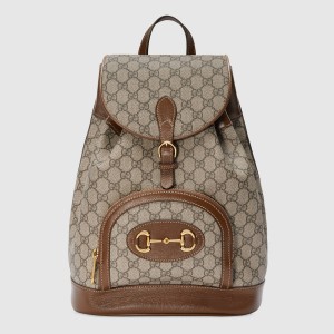 Gucci Horsebit 1955 Backpack in GG Supreme Canvas