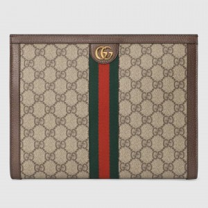 Gucci Ophidia GG Pouch in Beige GG Supreme Canvas