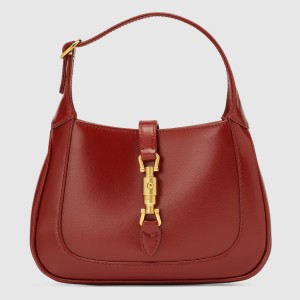 Gucci Jackie 1961 Mini Hobo Bag in Red Leather