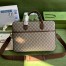 Gucci Briefcase Bag in GG Supreme Canvas with Interlocking G