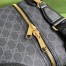 Gucci Duffle Bag in Black GG Supreme Canvas with Interlocking G