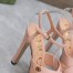 Gucci Platform Sandals 135mm in Pink Leather
