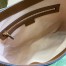 Gucci Padlock Medium Shoulder Bag in GG Canvas with Brown Calfskin