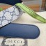 Gucci GG Marmont Reversible Belt 38MM in Blue GG Canvas