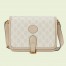 Gucci Mini Shoulder Bag in White GG Supreme with Interlocking G